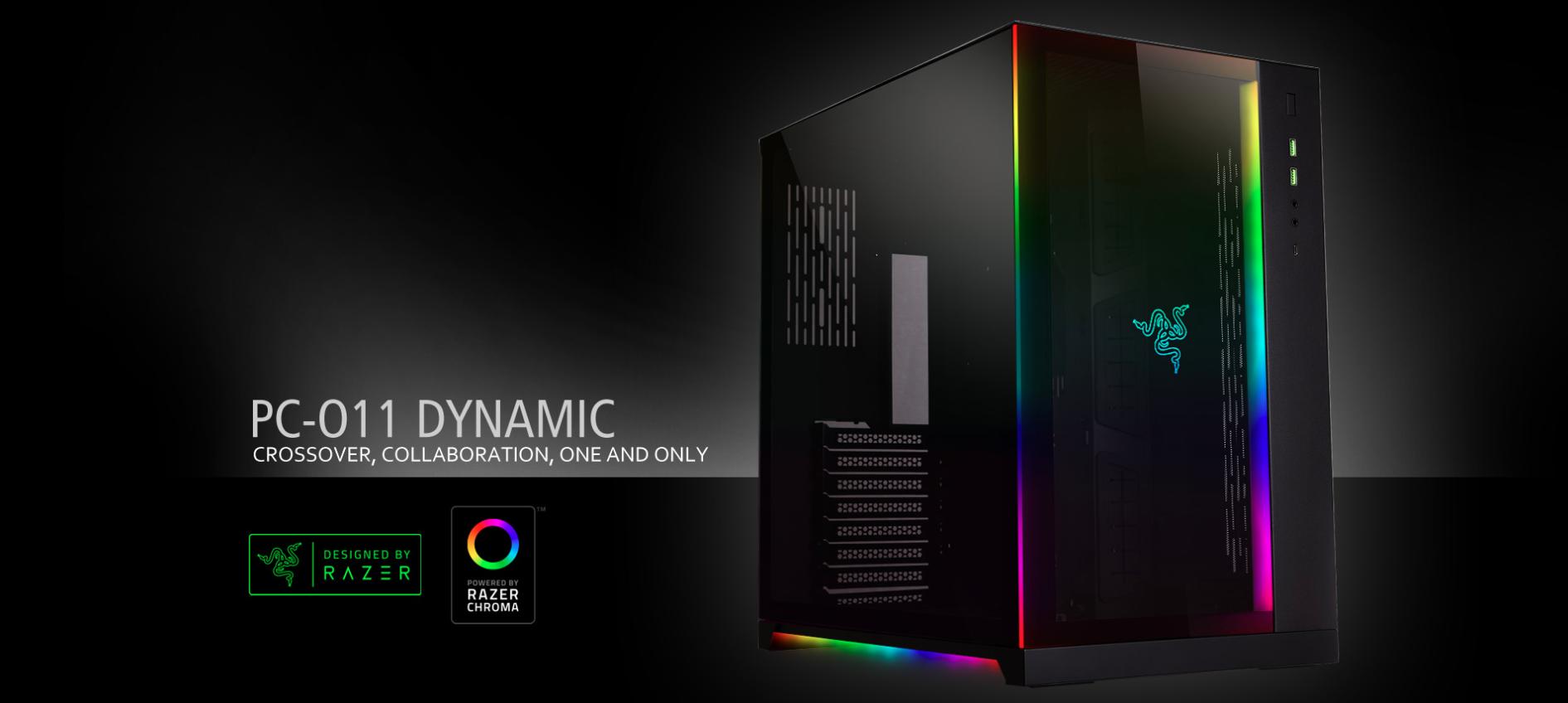 Case LIAN-LI PC-O11 DYNAMIC RAZER Edition (Mid Tower/Màu Đen) giới thiệu